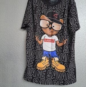 Fresh Laundry Savage Tee Shirt  With a Graphic Print  Size L